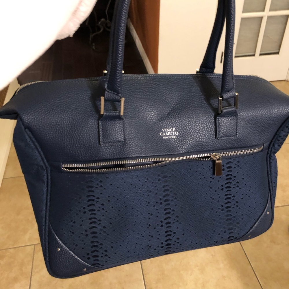 Vince Camuto Weekend Duffle Bag in Blue 17” PLEASE READ